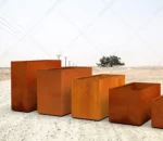 Outdoor Raised Garden Corten Steel Planters Corten Steel Planters Garden