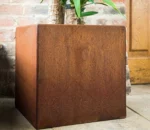 Outdoor Raised Garden Corten Steel Planters Corten Steel Planters Garden
