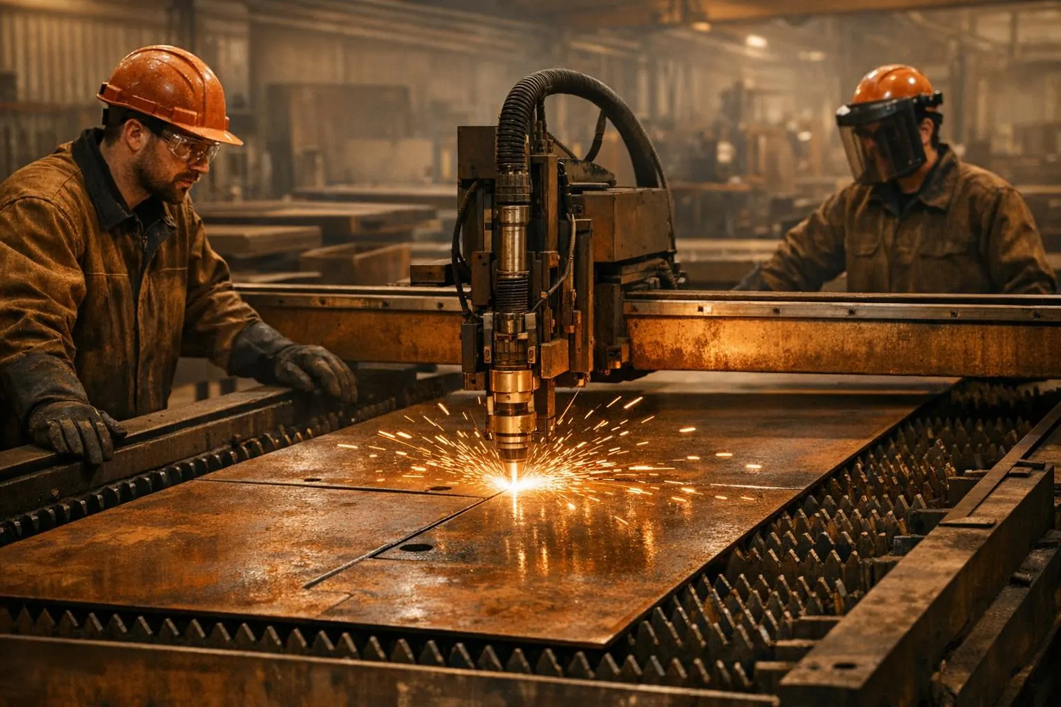 Laser cutting weathering steel panels for custom corten steel products
