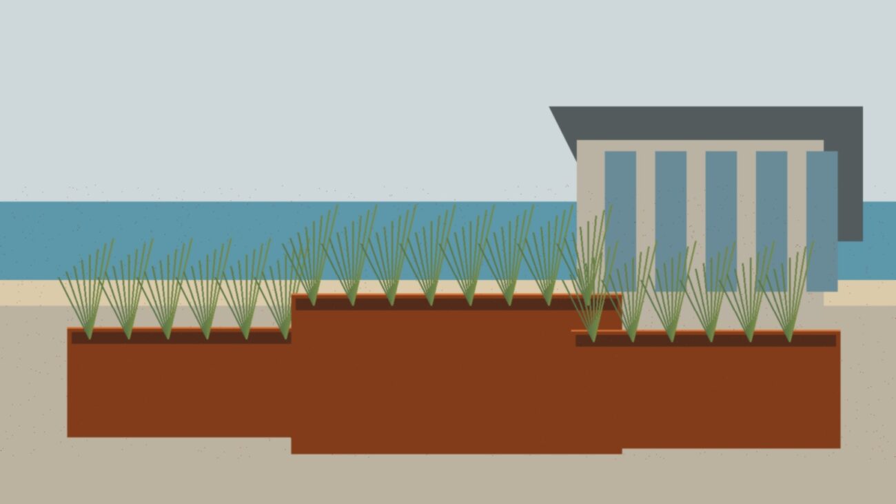 Corten steel planters and raised garden beds for Australia commercial landscape specification