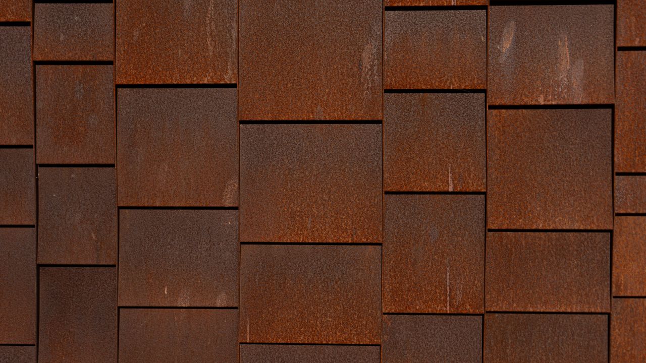 Weathering corten steel architectural application