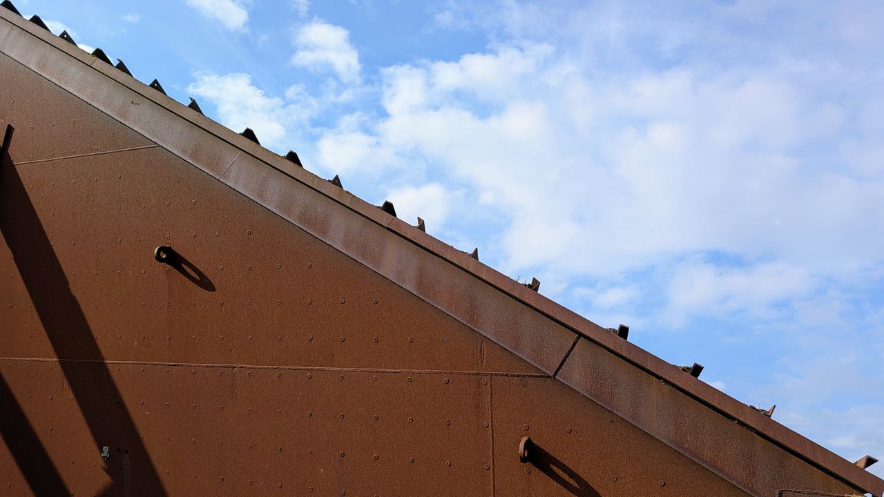 Weathering corten steel architectural application