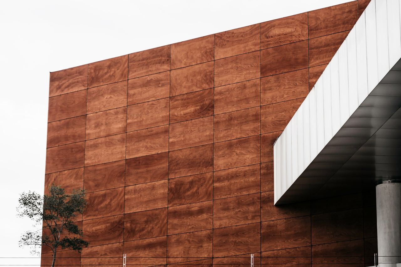 Weathering corten steel architectural application