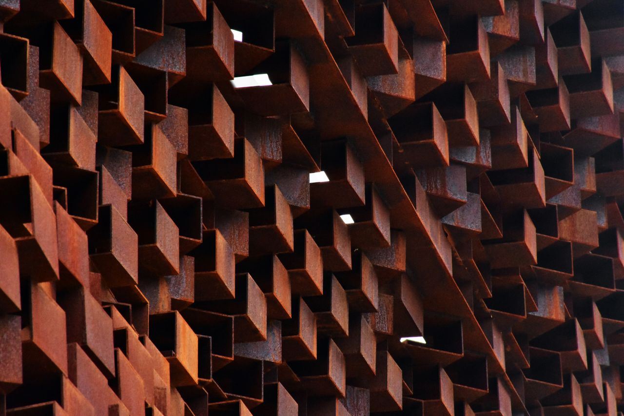 Weathering corten steel architectural application