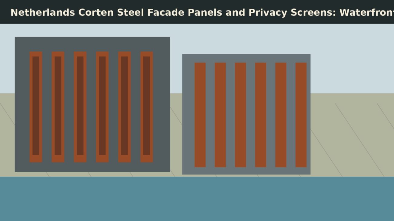 Netherlands Corten Steel Facade Panels and Privacy Screens: Waterfront Specification Guide for Architects featured image showing matching corten steel products