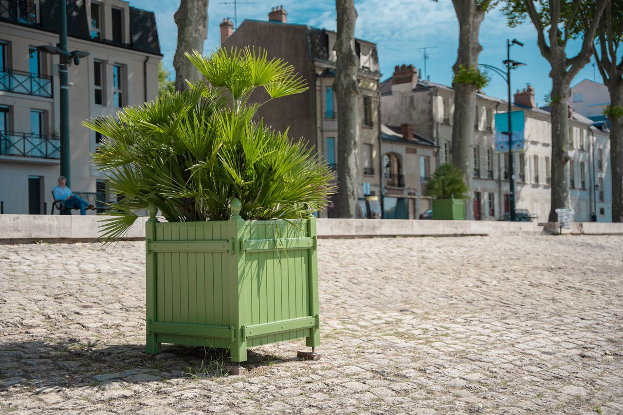 Corten steel planter view 2 - Custom Metal Planter Boxes in Corten Steel: Public Space Specification Guide