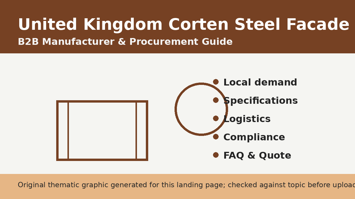 United Kingdom Corten Steel Facade Panels Manufacturer procurement guide illustration