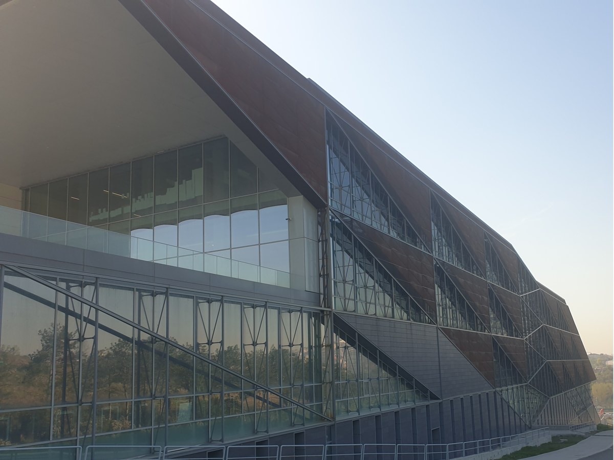 Weathering steel facade panel building reference for Germany and France