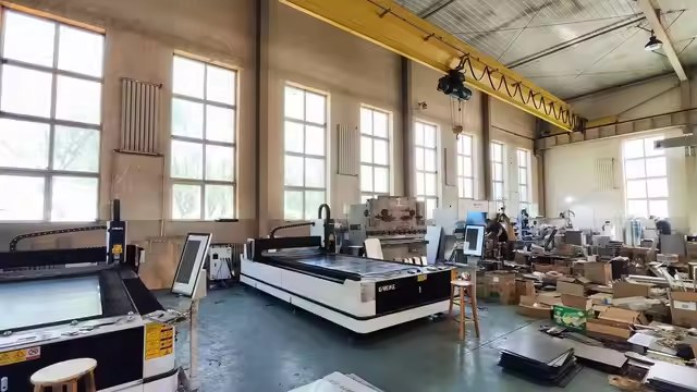 CortenFactory production workshop equipment and material handling