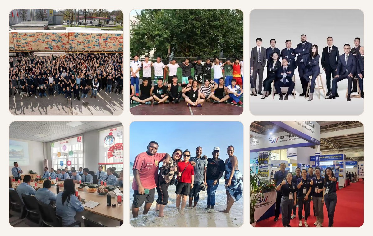 Corten Factory team and event six photo collage