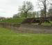Real corten steel landscape wall and walkway structure for privacy screen design guidance