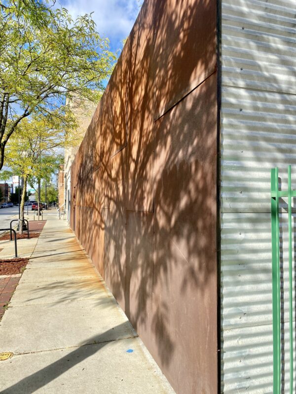 USA urban weathering steel facade panels for Corten steel project specification